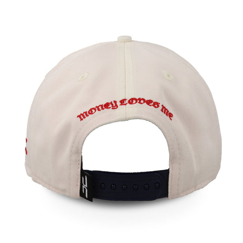 Gorra JC Hats Cash Money Beige/Azul Marino Unitalla