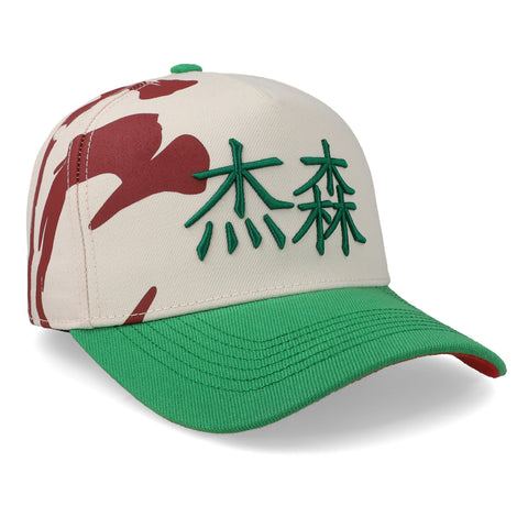 Gorra JC Hats Glory Beige/Verde Unitalla