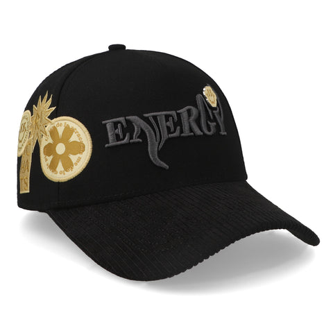 Gorra JC Hats Energy Negro/Dorado Unitalla