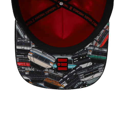 Gorra JC Hats El AV Plana Unitalla Negro