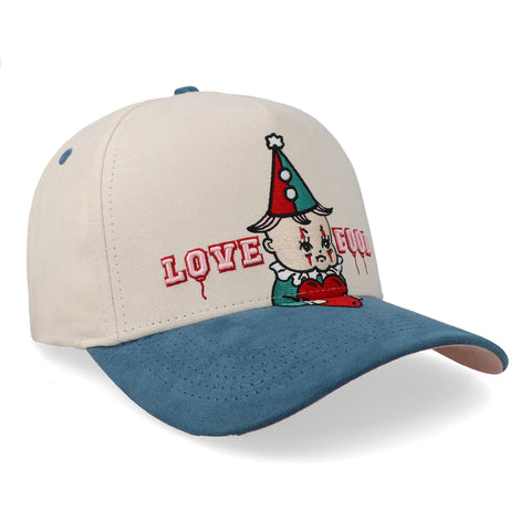 Gorra High Stakes Love Fool Blanco/Azul Unitalla