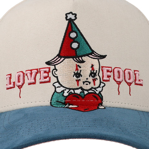 Gorra High Stakes Love Fool Blanco/Azul Unitalla