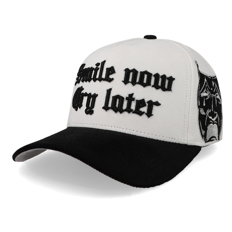 Gorra High Stakes Smile Blanco/Negro Unitalla