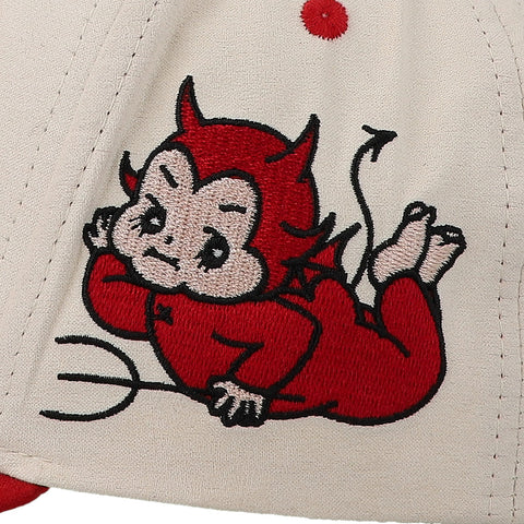 Gorra High Stakes Sinner/Lover Blanco/Rojo Unitalla