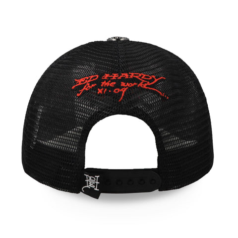 Gorra Ed Hardy Skull Love Kills Slowly Negro Unitalla