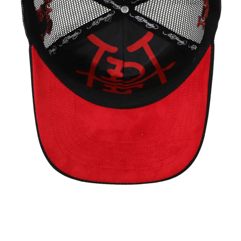 Gorra Ed Hardy Classic Tiger Face Negro Trucker Unitalla