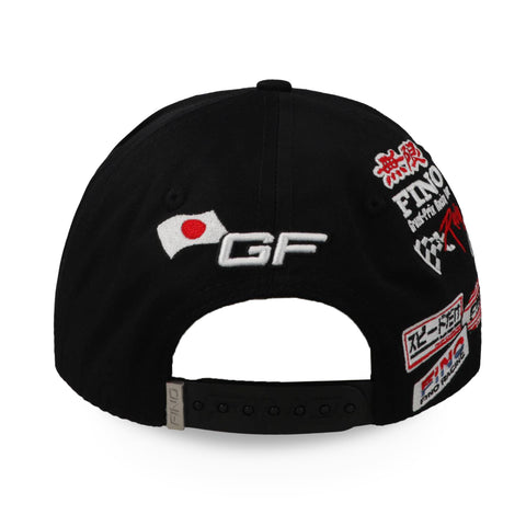 Gorra Gallo Fino Racing Negro Unitalla