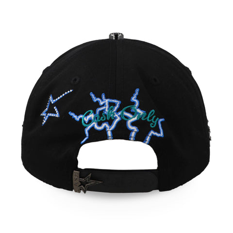 Gorra Cash Only 2505 Tumbados Glow Negro Unitalla