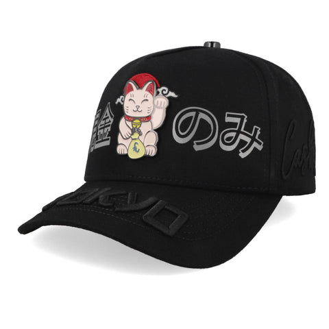 Gorra Cash Only 2506 Lucky Cat Negro Unitalla