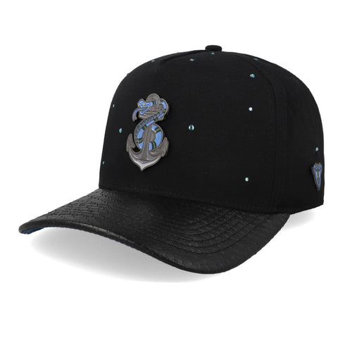 Gorra Cash Only 2516 Blue Snake Negro Unitalla