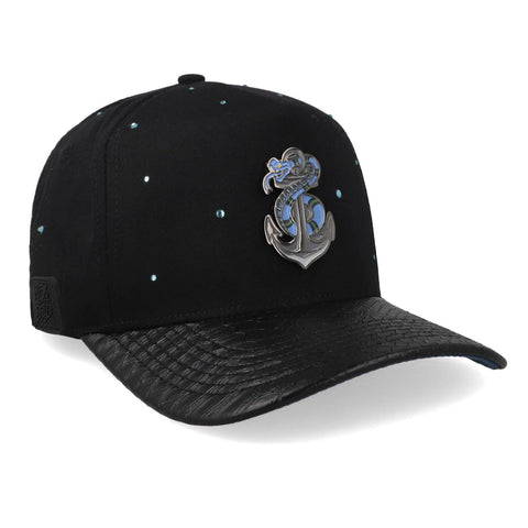 Gorra Cash Only 2516 Blue Snake Negro Unitalla
