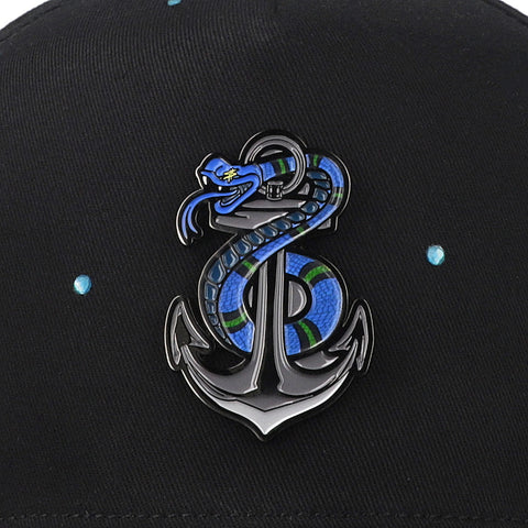 Gorra Cash Only 2516 Blue Snake Negro Unitalla