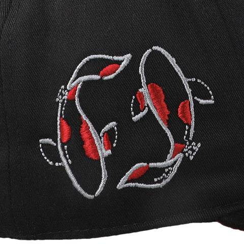 Gorra JC Hats 3573 Good Luck XY Negro Burdeos Unitalla