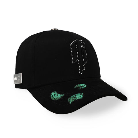 Gorra Aplomo Fake Smile Real Money Negro Unitalla