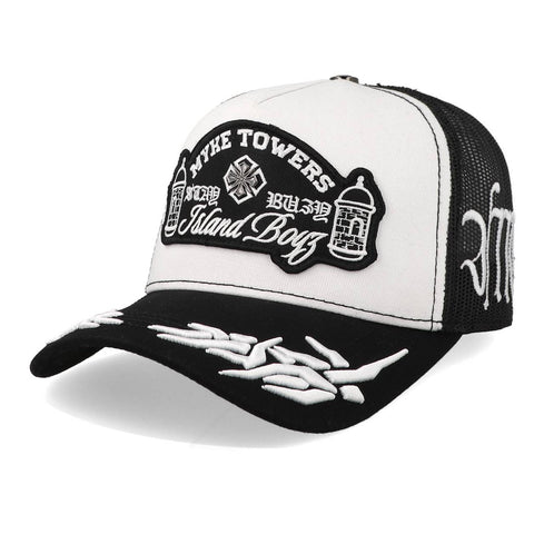 Gorra Baez Like Myke 1 Blanca Unitalla