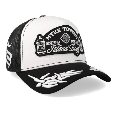 Gorra Baez Like Myke 1 Blanca Unitalla