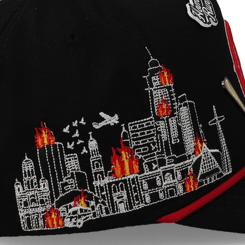 Gorra 1Iron Trendy 2482 Culiacán On Fire Negro Unitalla