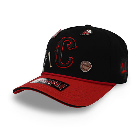 Gorra 1Iron Trendy 2477 Culiacán On Fire Rojo Unitalla