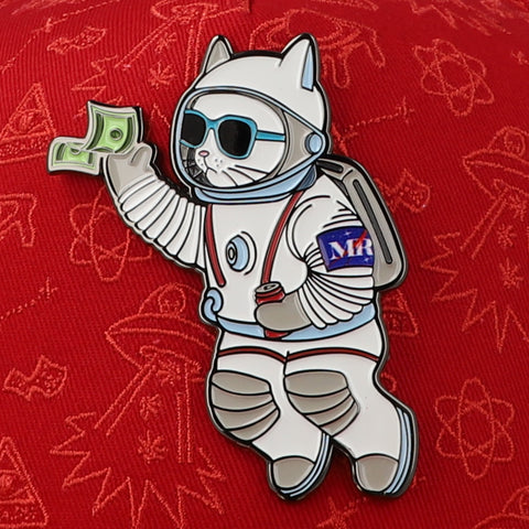 Gorra Mr. Kash Lost In Space Roja Unitalla