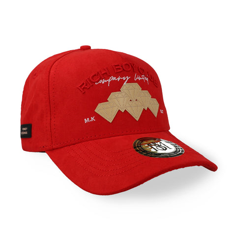 Gorra Mr. Kash Rich Boy Club Roja Unitalla