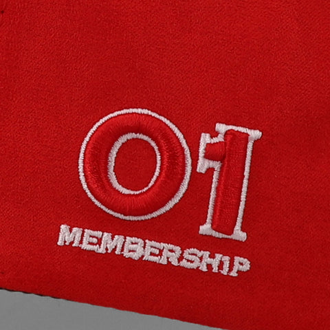 Gorra Mr. Kash Rich Boy Club Roja Unitalla