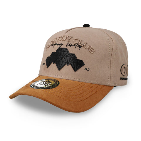 Gorra Mr. Kash Rich Boy Club Caqui y Café Unitalla