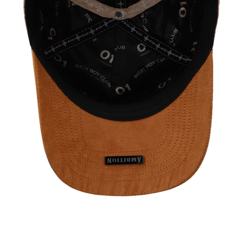 Gorra Mr. Kash Rich Boy Club Caqui y Café Unitalla