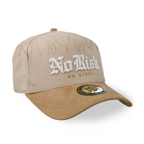 Gorra Mr. Kash No Risk Caqui y Beige Unitalla