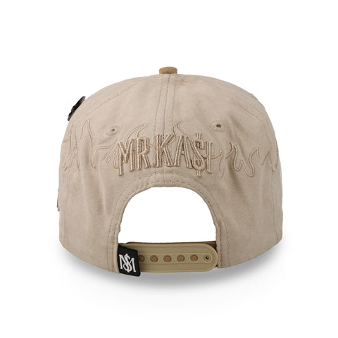 Gorra Mr. Kash No Risk Caqui y Beige Unitalla