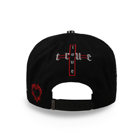 Gorra Dark Bloom True Love Negro Unitalla