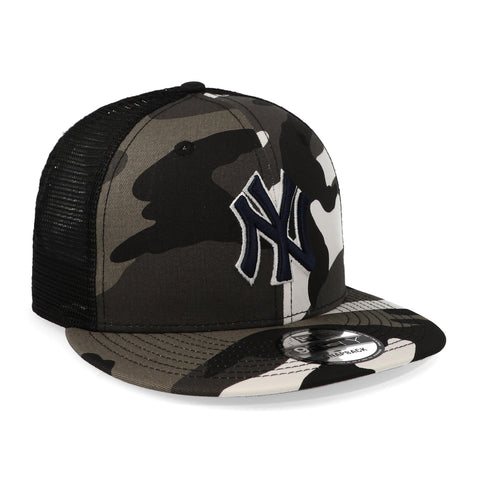 Gorra New Era 9 Fifty MLB Yankees Camo E3 Negro Unitalla