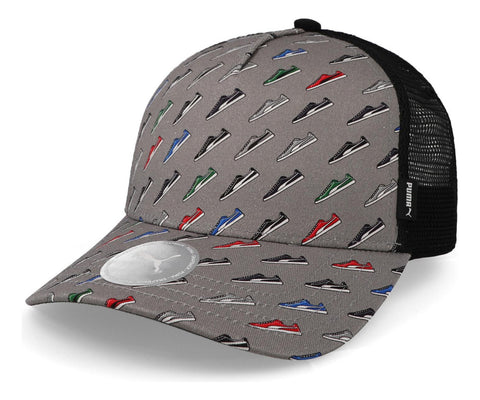 Gorra Puma Academy Aop Trucker 02436210 Negro Unitalla