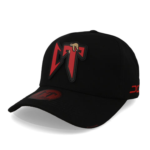 Gorra JC Hats Natanael Cano Rojo con Negro Unitalla