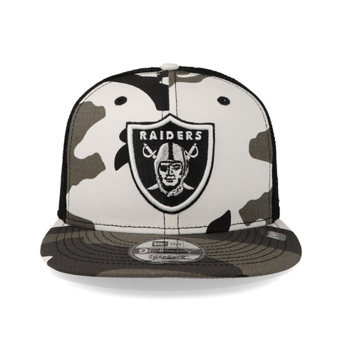 Gorra New Era 9 Fifty NFL Raiders Camo E3 Negro Unitalla