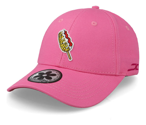 Gorra Jc Hats Elote Lover 2259 Curve Rosa Unitalla