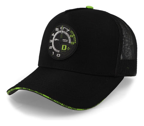Gorra All In Horsepower Trucker Negro Con Verde Unitalla