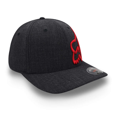Gorra Fox Clouded Flexfit Gris/Rojo
