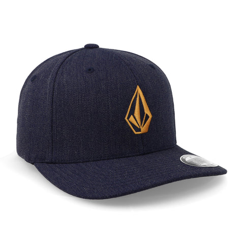 Gorra Volcom Full Stone D5512321 Flexfit Azul Cerrada