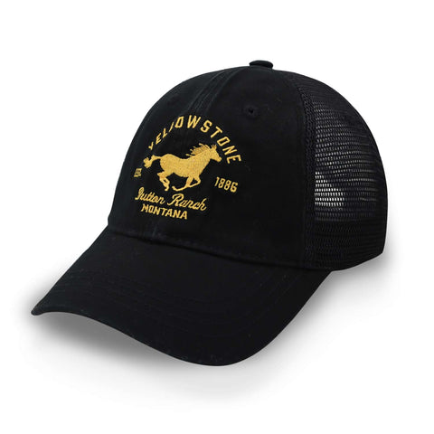 Gorra Yellowstone Dutton Ranch Horse Trucker Negro Uni