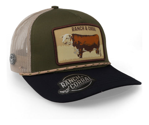 Gorra Ranch & Corral Ganadera 38 Rcg38 Olivo/marino Unitalla