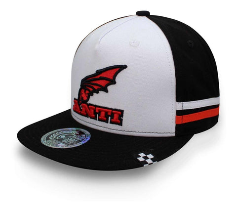 Gorra Antifashion Fast Bat Blanco Negro Unitalla