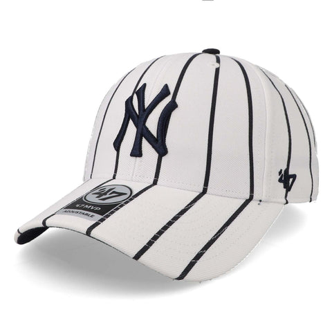 Gorra '47 MLB Yankees Bird Cage Blanco Unitalla