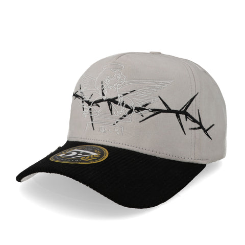 Gorra 5.7 Fake Love Angel Chorns Premium Gris Unitalla