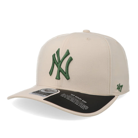 Gorra '47 MLB Yankees Cold Zone MVP Beige/Verde Unitalla
