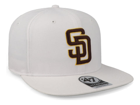 Gorra '47 MLB Padres No Shot Captain Blanco Unitalla