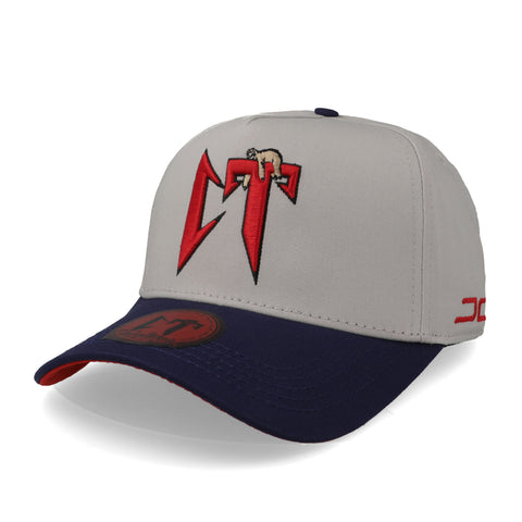 Gorra JC Hats Natanael Cano Gris con Azul Unitalla