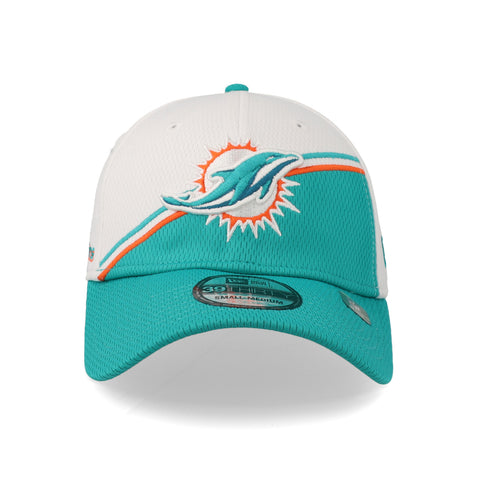 Gorra New Era 39 Thirty NFL Dolphins Sideline 23 Cerrada