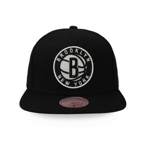 Gorra Mitchell & Ness NBA Team Ground Snap Nets Negro Uni