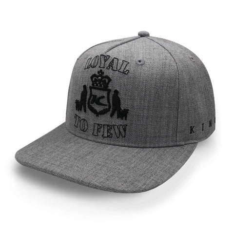 Gorra King London Earlham Snapback Gris Unitalla