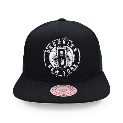 Gorra Mitchell & Ness NBA Embroidery Glitch Nets Negro Uni